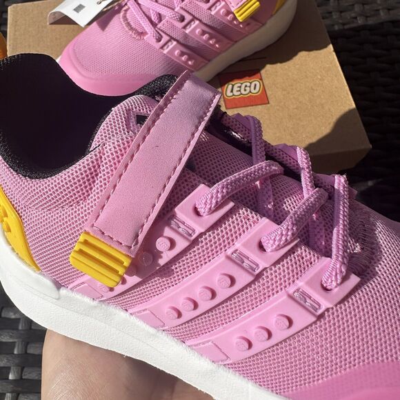 Adidas x LEGO Racer TR21 Elastic Laces and Top Strap Kid's Shoes ID7367 - Picture 15 of 16